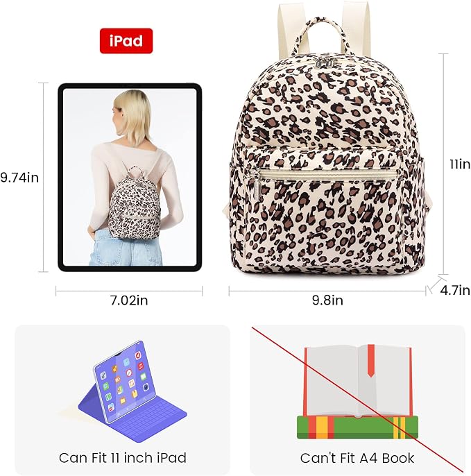 LOVEVOOK Mini Backpack for Women Light Weight Small Waterproof Backpack Purses - Image 3