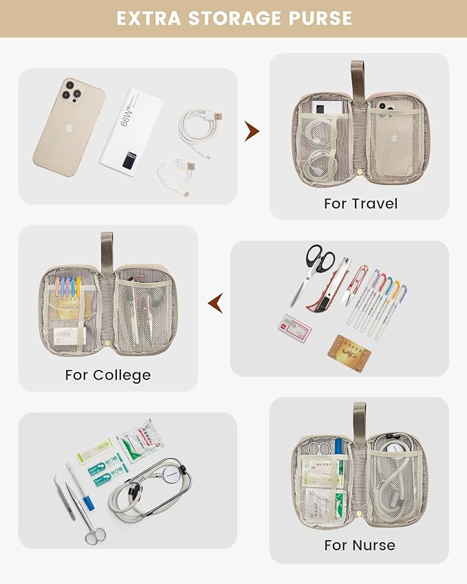 LOVEVOOK Laptop Backpack for Women, 15.6 Inch Work Laptop Bag - Image 7