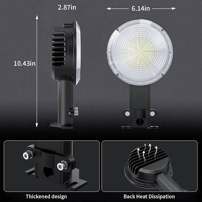 Olafus 170W LED Barn Light, Dusk to Dawn Outdoor Lighting - Image 9