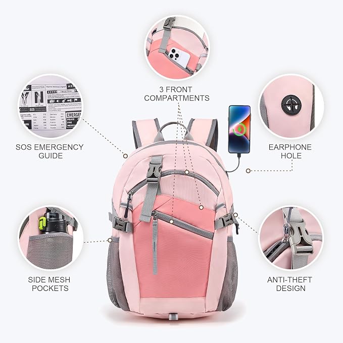 Hiking Backpack for Women Men 20l - Image 4