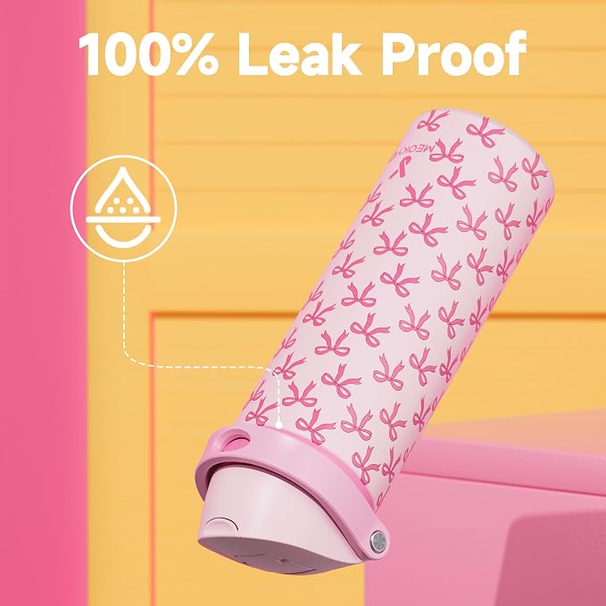 24 oz Insulated Water Bottle for Women: Meoky Stainless Steel Metal Water Bottle - Image 5