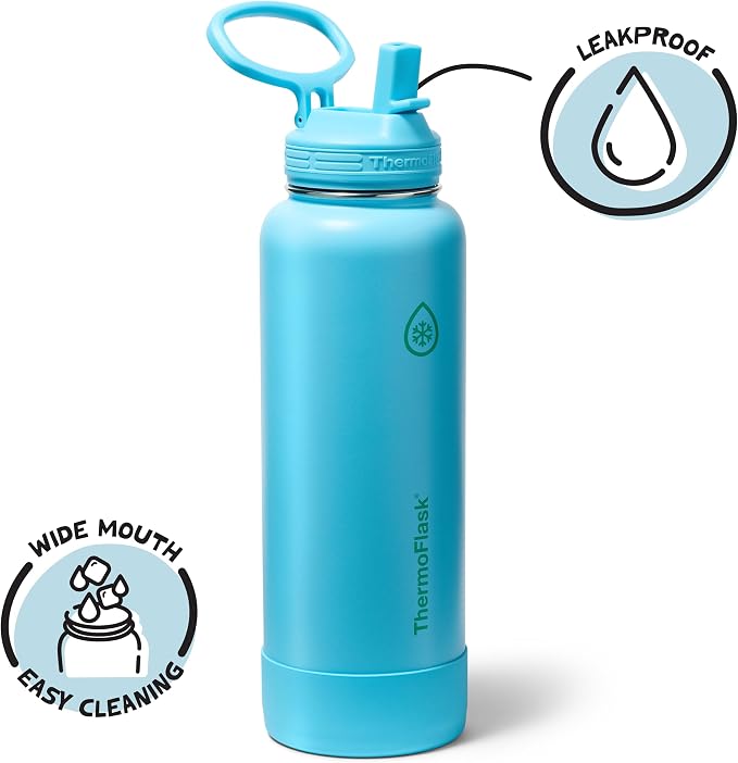 ThermoFlask 40 oz Double Wall Vacuum Insulated Stainless Steel Water Bottle - Image 3