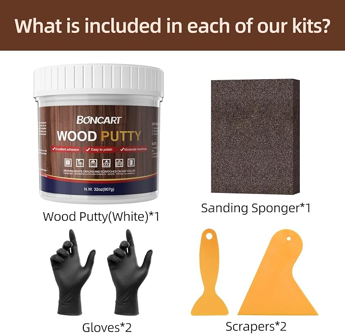 Boncart 32oz Wood Filler Putty - Image 7
