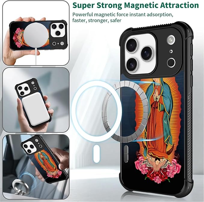for iPhone 17 Pro Case, for MagSafe Graphic Design for Girl Boy Soft Silicone - Image 2