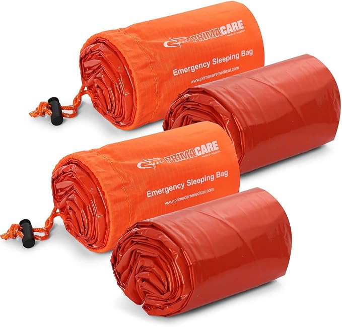 Primacare CB-3684-2 Pack of 2 Emergency Sleeping Bags by Primacare