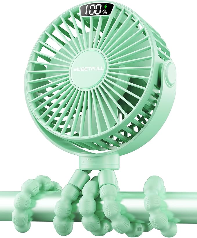 SWEETFULL Portable Stroller Fan by SweetFull%C2%AE
