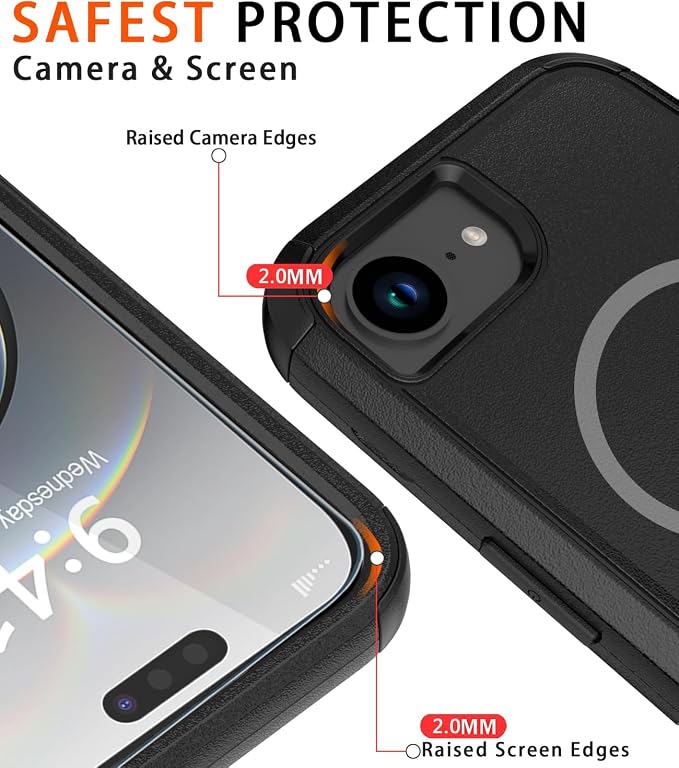 for iPhone 16e Case Heavy Duty Protection Phone Case Cover - Image 5