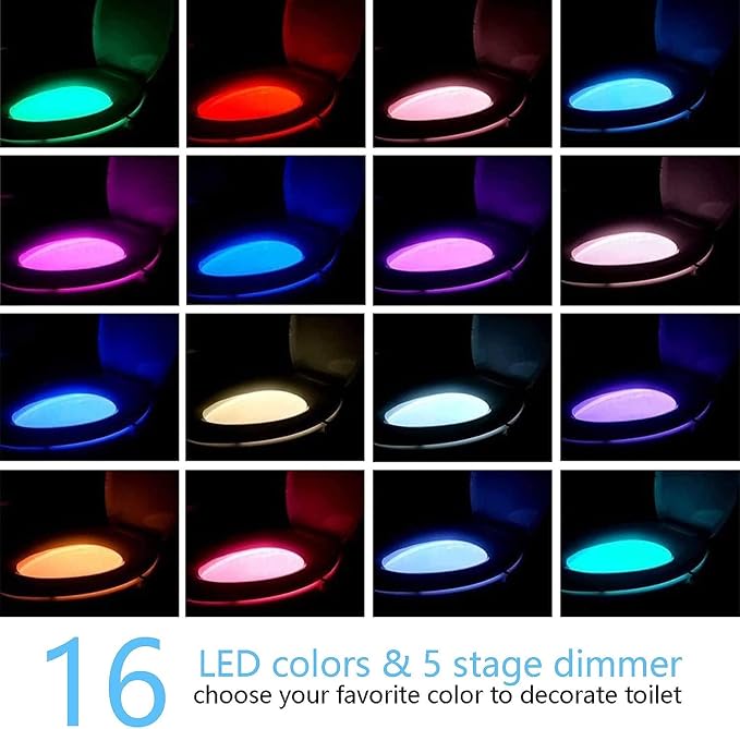 Chunace 4 Pack Toilet Night Light - Image 2