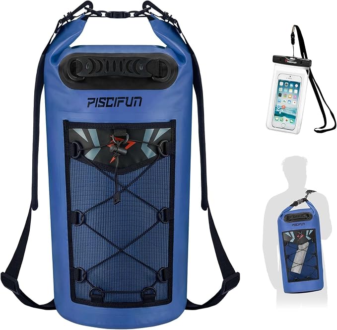 Piscifun Dry Bag, Waterproof Floating Backpack 10L/20L/30L/40L by Piscifun