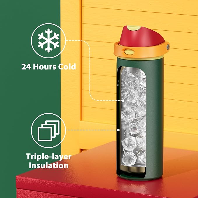 24 oz Insulated Water Bottle - Image 4