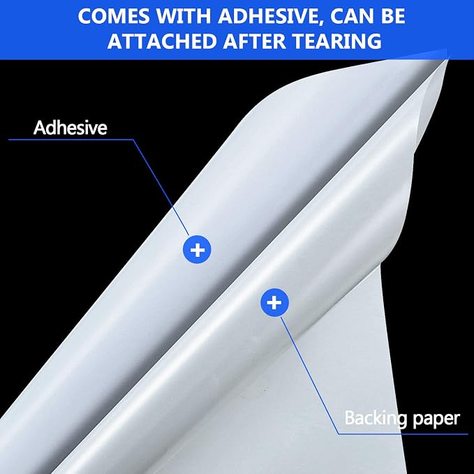 Mudder 20 Pieces Vinyl Siding Repair Kit 6 * 8 Inch Self Adhesive Fence Repair - Image 3