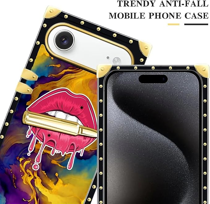 for iPhone 17 Air Case Luxury Golden Decoration - Image 4