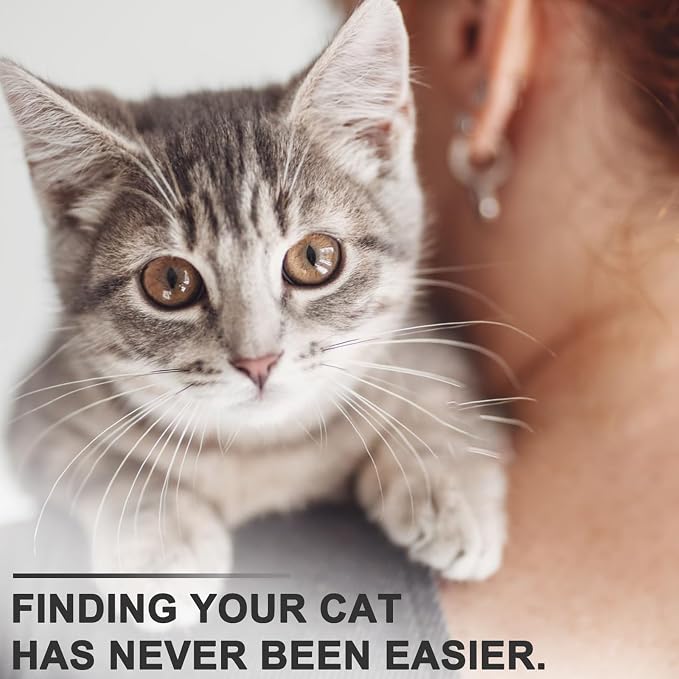 Reflective AirTag Cat Collar, Integrated Cat Tracker Collar - Image 7