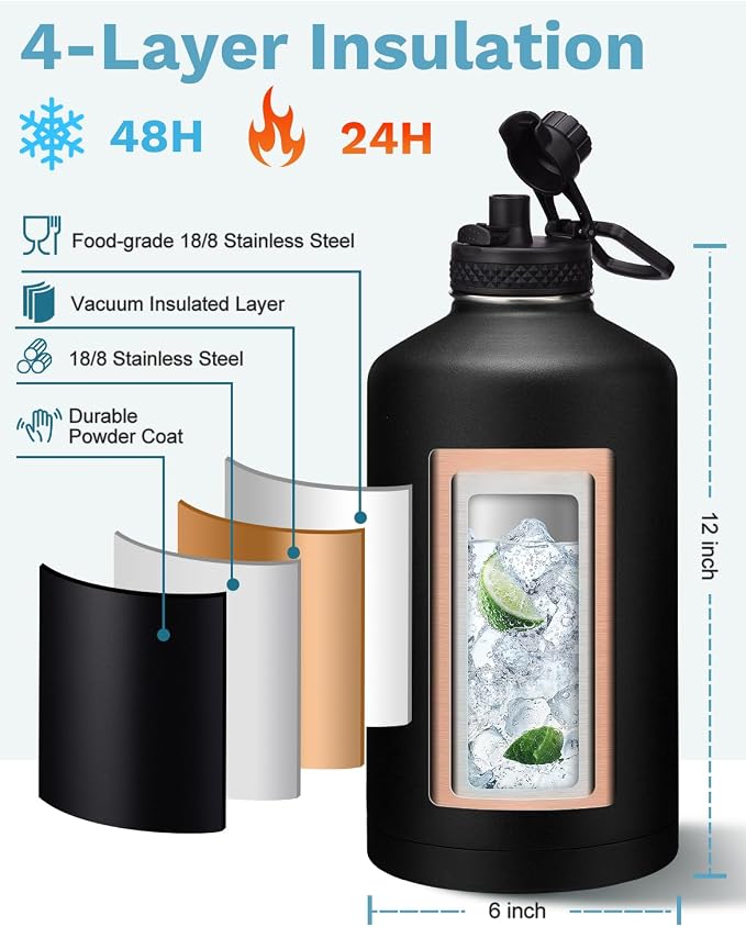 1 Gallon Insulated Water Jug - Image 5
