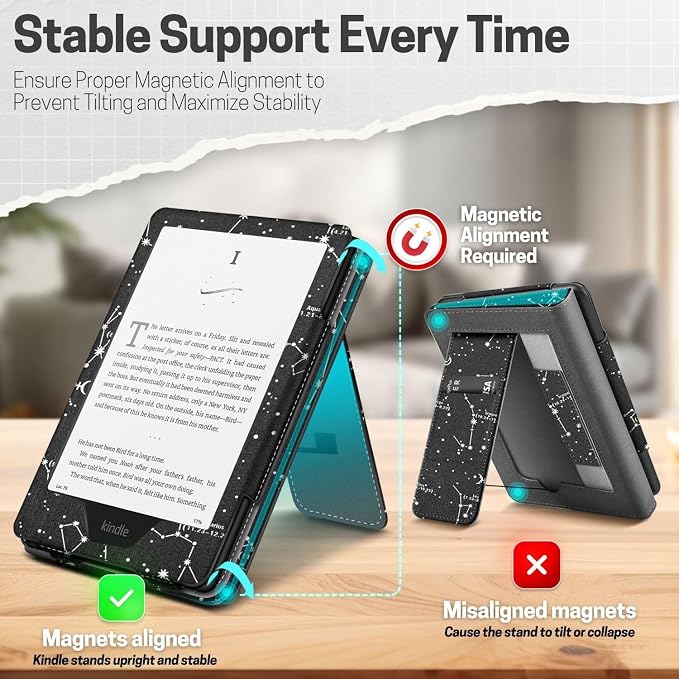 TNP Stand Case for Kindle Paperwhite 12th Generation 2024 / Kindle Colorsoft - Image 8