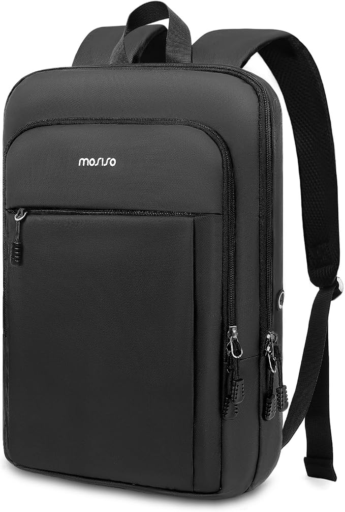 MOSISO Laptop Backpack for Men, Slim Lightweight Compact Computer Backpack for by MOSISO