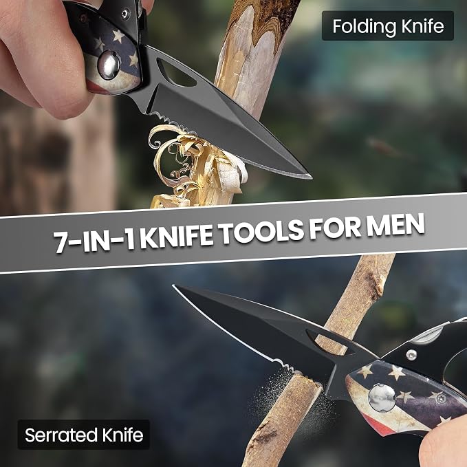 FUNBRO Multitool Carabiner Knife Tools - Image 3