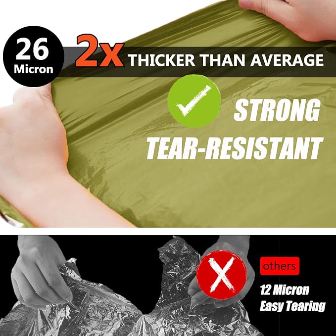 Frelaxy Emergency Blanket 2-Pack/4-Pack, Extra-Thick Extra-Large Space Blankets - Image 3