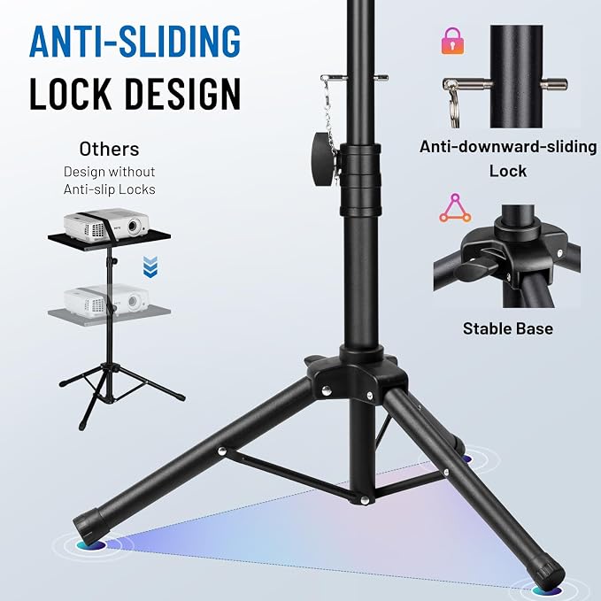 CAHAYA Projector Stand Tripod Adjustable - Image 4