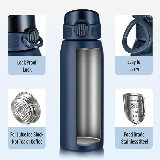 Insulated Water Bottle 18 oz - Image 4