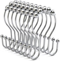 Bathway Shower Curtain Hooks Chrome Shower Curtain Rings Rust Proof, Smooth by Bathway