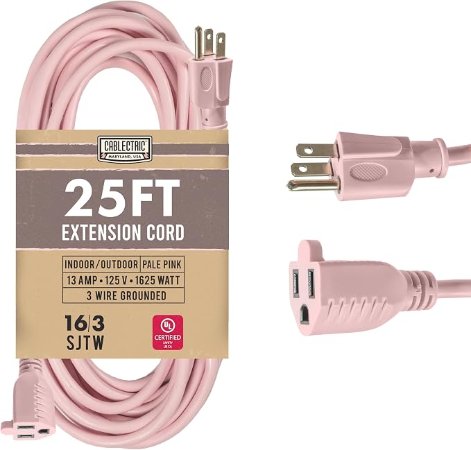 Outdoor Extension Cord 25 ft by Cablectric