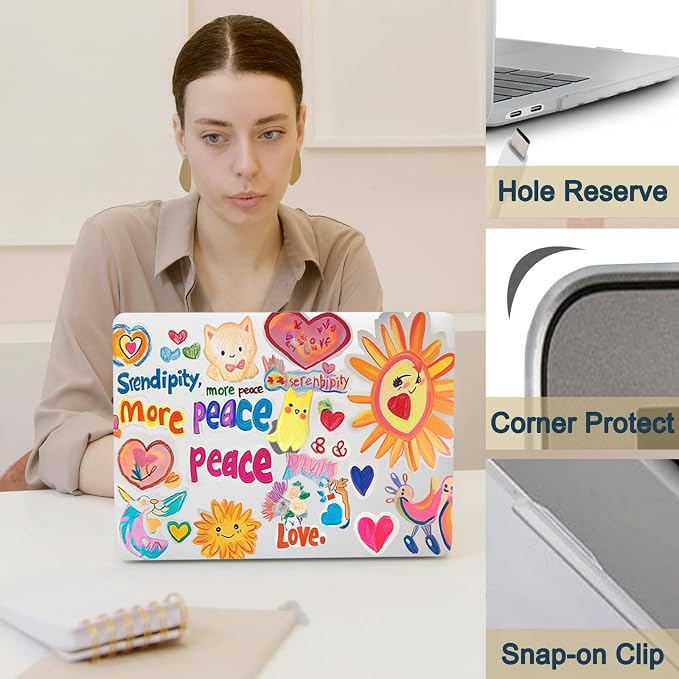 Protective Case for MacBook Pro 13 inch Retina 2015-2012 Release, 13.3" Pretty - Image 5