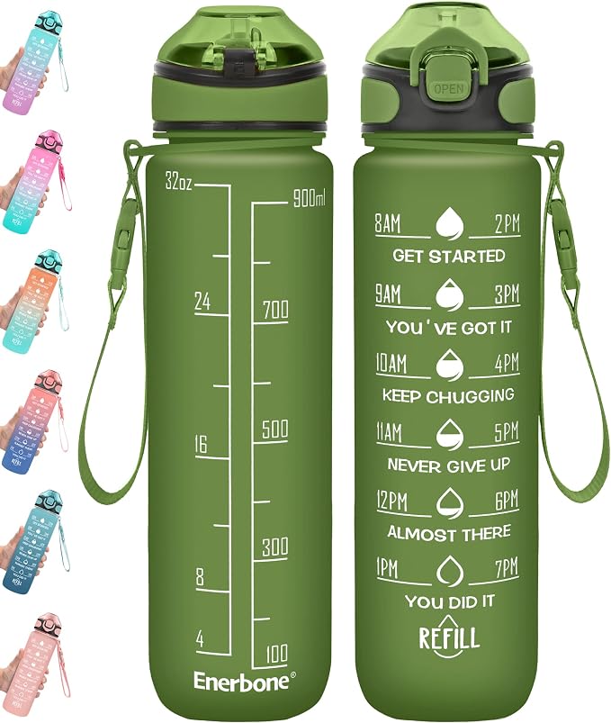 Enerbone 32 oz Drinking Water Bottle by Enerbone