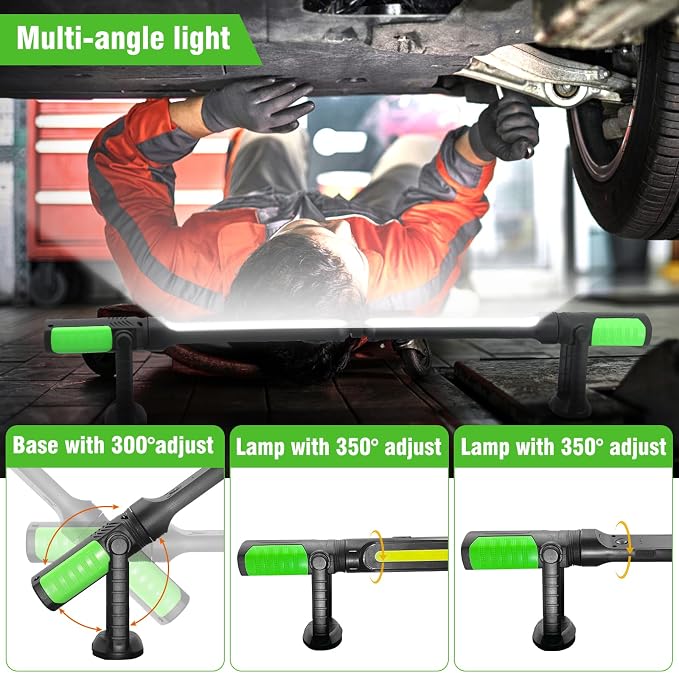 SYLSTAR Work Light for Mechanic, 2400LM LED, 4400mAh Rechargeable, Underhood - Image 6