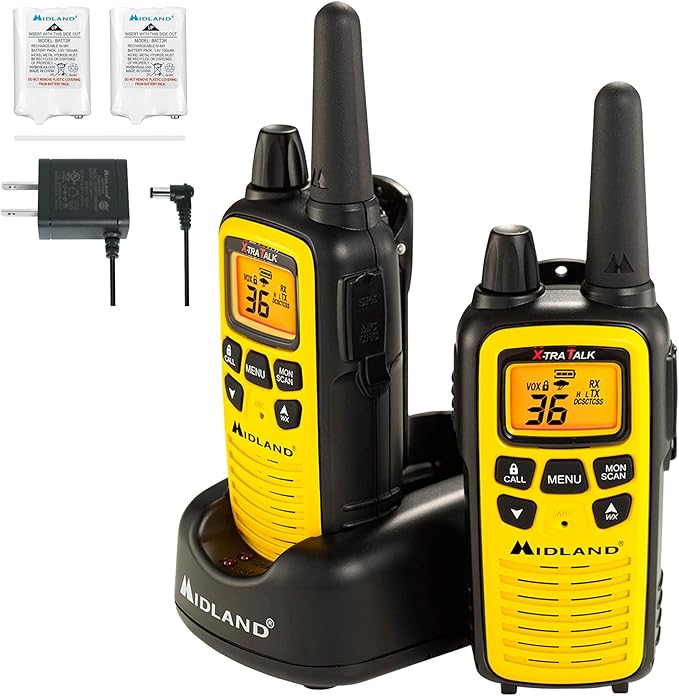 Midland - LXT600VP3 Long Range Walkie Talkie - FRS Two-Way Small Business Radio by MidlandRadio
