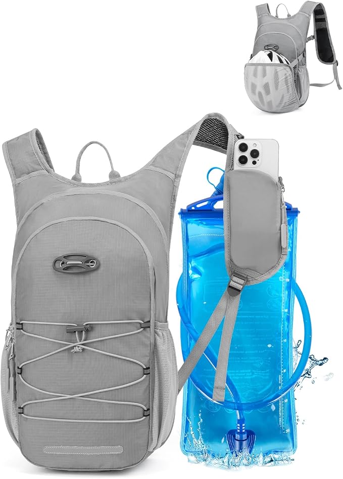 Hydration Backpack with 2L Water Bladder, Hiking Water Backpack by Unknown