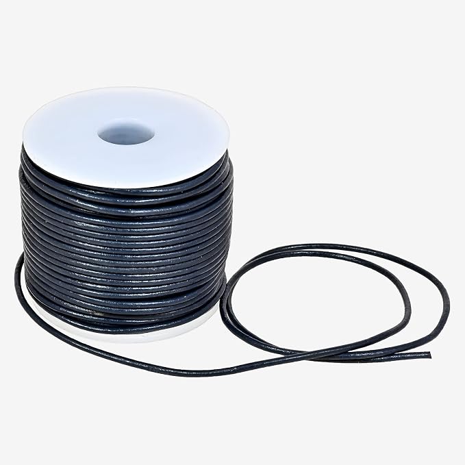 GENIQUE Real/Genuine Round Leather String Cord - Image 4