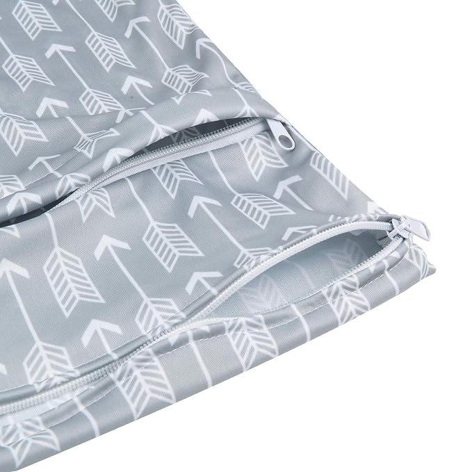 ALVA ALVABABY 2pcs Cloth Diaper Wet Dry Bags Waterproof Reusable - Image 3
