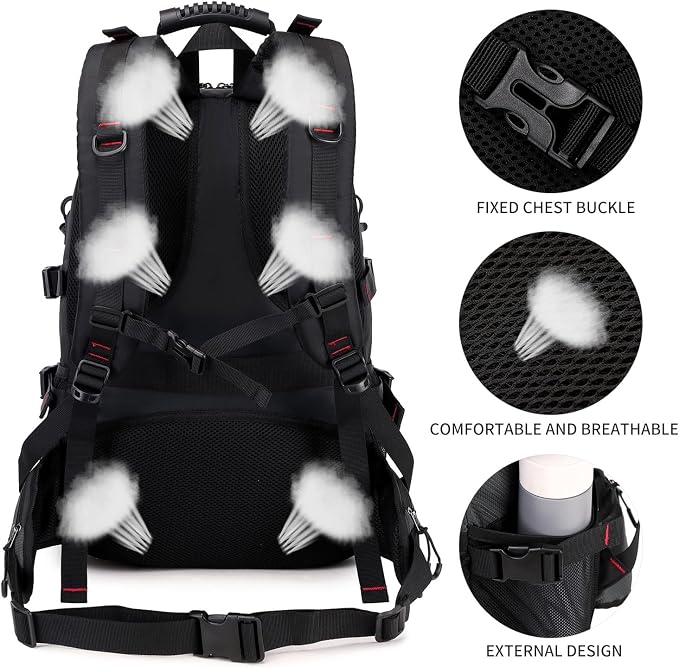 Nerlion 40L Hiking Backpack Travel Backpack - Image 7