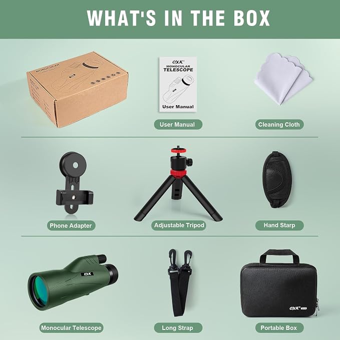 12x56 High Power Monocular Telescope - Image 6