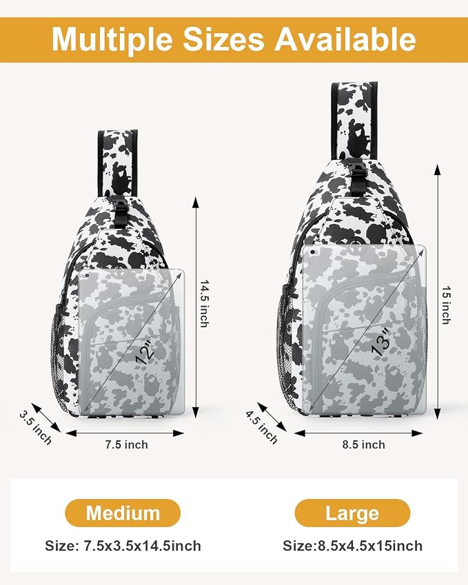 Pritent Crossbody Bags for Women Man Waterproof Sling Bag Backpack Trendy - Image 2