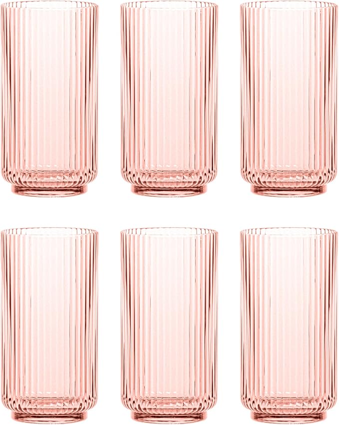 Abode Homewares Mesa 22 oz Durable Acrylic Jumbo Drinking Glasses, by AbodeHomewares-TheDesignDestinationforTabletopDrinkwareKitchenandPet