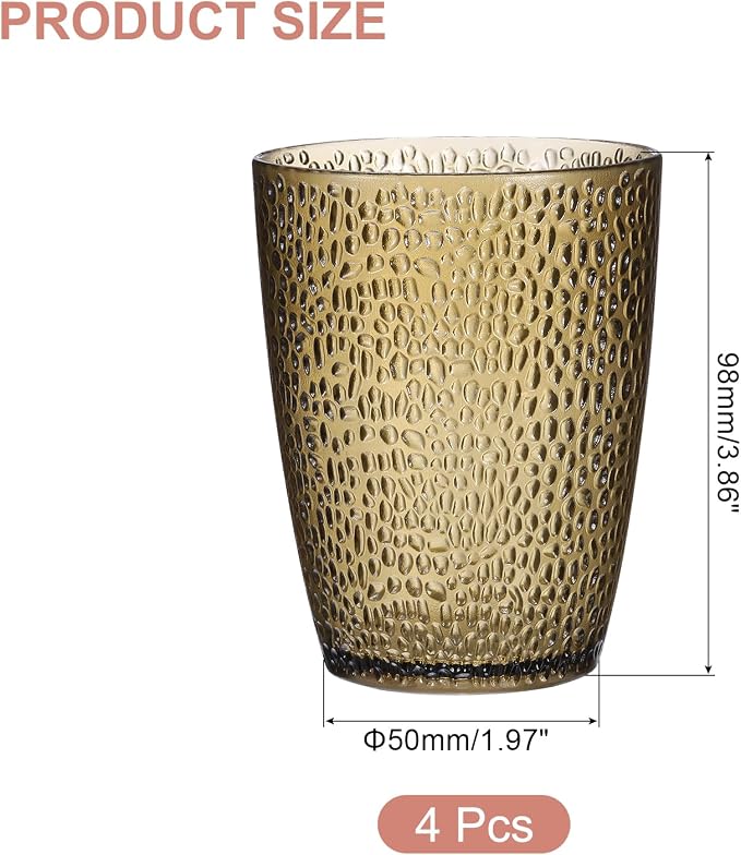 uxcell 10oz Acrylic Drinking Glasses - Image 2