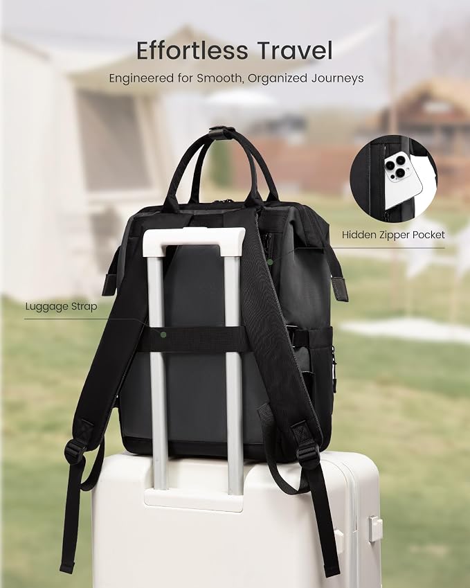 LOVEVOOK Laptop Backpack for Women, 15.6 Inch Travel Backpack for Work College - Image 6
