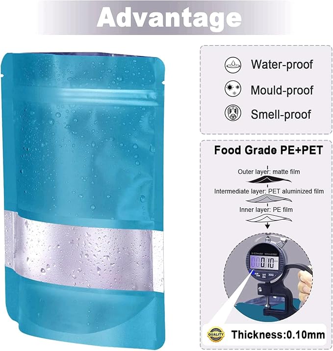 7.1"x10.2" 1 Quart 120pcs Mylar Bags - Image 5