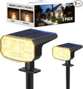 Solar Lights Outdoor Waterproof IP65, Super Bright LED, 3000K 2 Lighting Modes by JEJOT