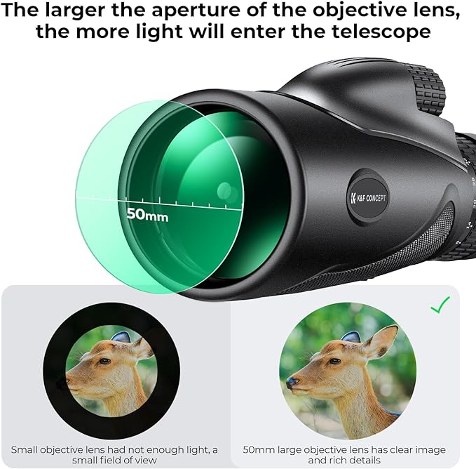 K&F Concept 8-32X50 Zoom Monocular - Image 4