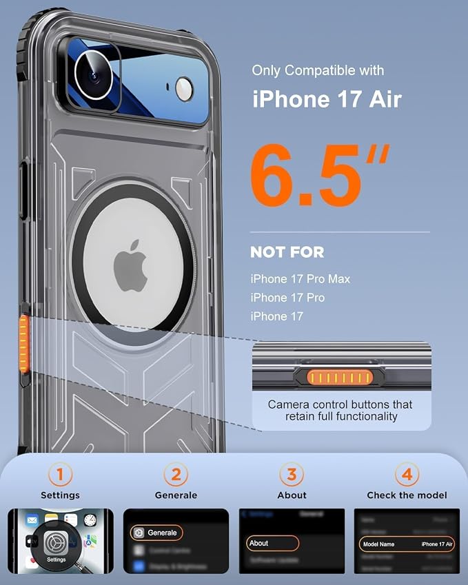 for iPhone Air Waterproof Case - Image 2