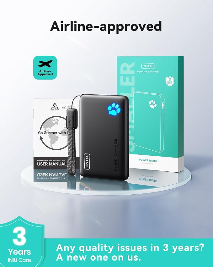 INIU Portable Charger, Ultra Slim 45W Fast Charging - Image 7