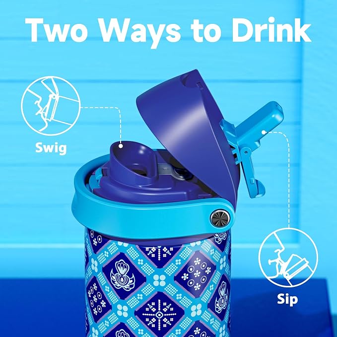 24 oz Insulated Water Bottle for Men: Meoky Stainless Steel Water Bottle - Image 3
