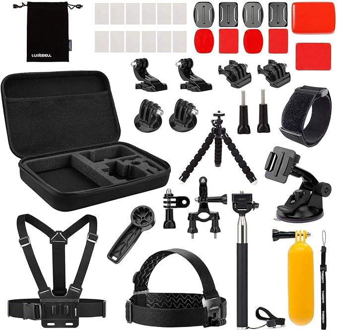 Luxebell Action Camera Accessory Kit by Luxebell