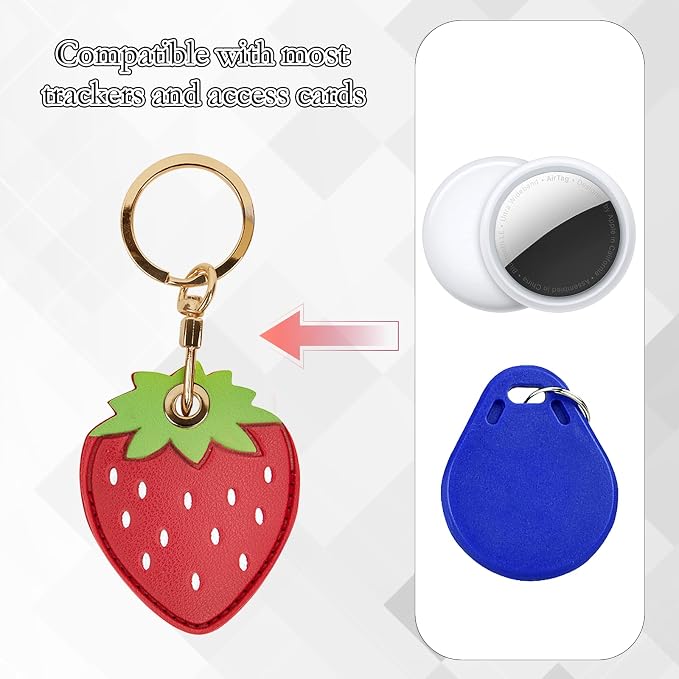 Leather Keychain Case Holder Compatible - Image 4