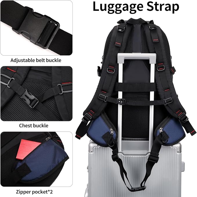 Nerlion 40L Hiking Backpack Travel Backpack - Image 4