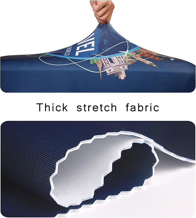WUJIAONIAO Travel Luggage Cover Baggage Suitcase Cover Protector Skins 18-32 - Image 3