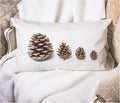 EKOBLA Pinecone Throw Pillow Case by EKOBLA